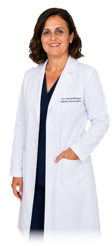 Dra. Nohemí Rodríguez, médica especializada en longevidad