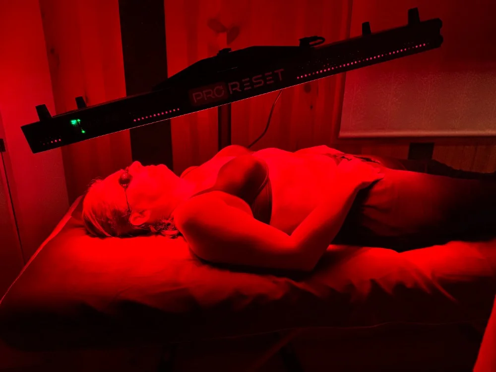 Equipo de fotobiomodulación con luz roja en Elche